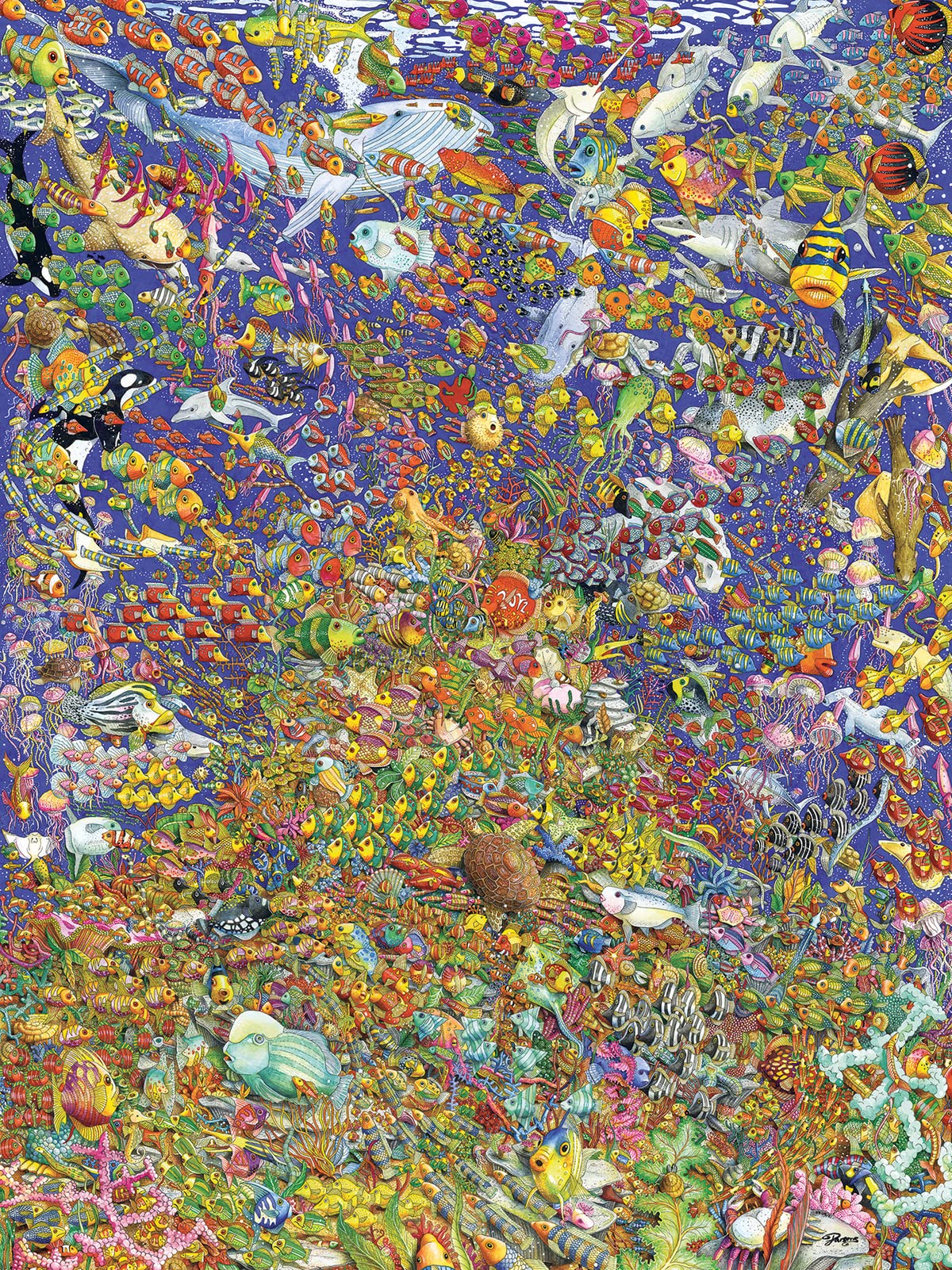 Foto 2 pulgar | Rompecabezas Ravensburger Shoal 1500 Piezas Para Adultos - Venta Internacional.