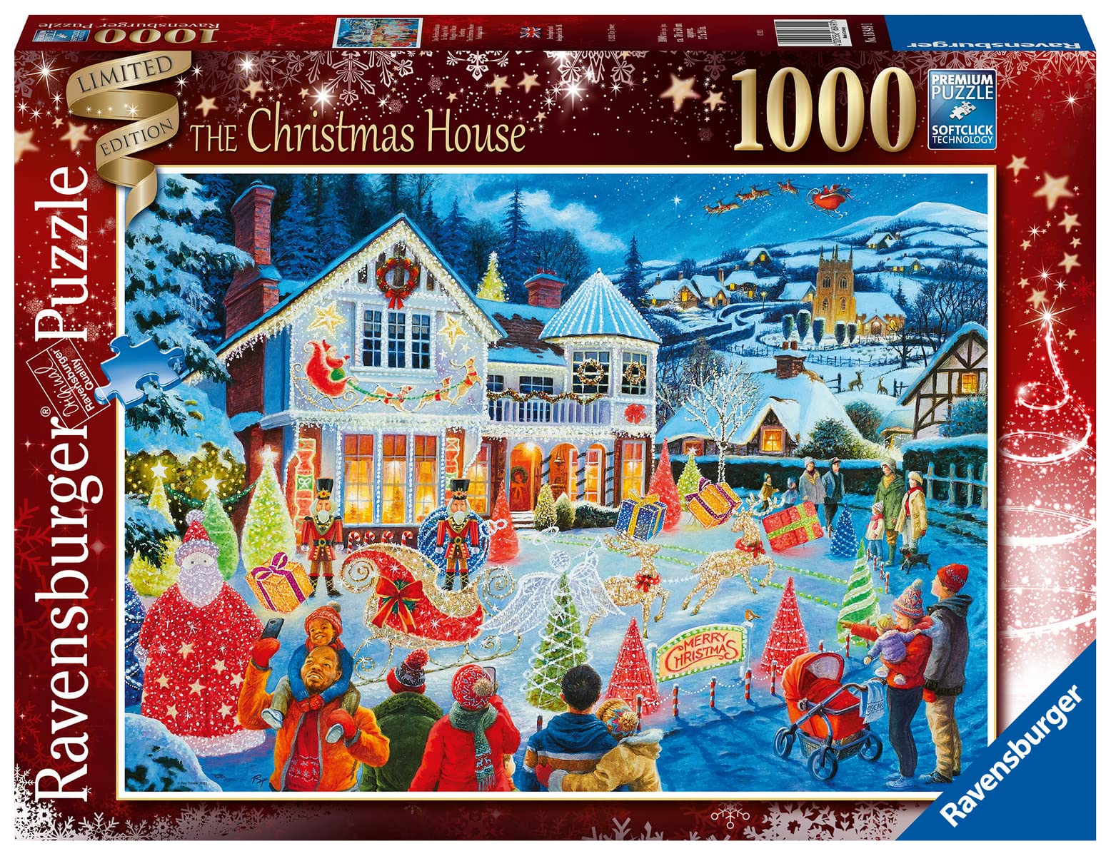 Foto 3 pulgar | Rompecabezas Ravensburger La Casa De Navidad 1000 Piezas - Venta Internacional.