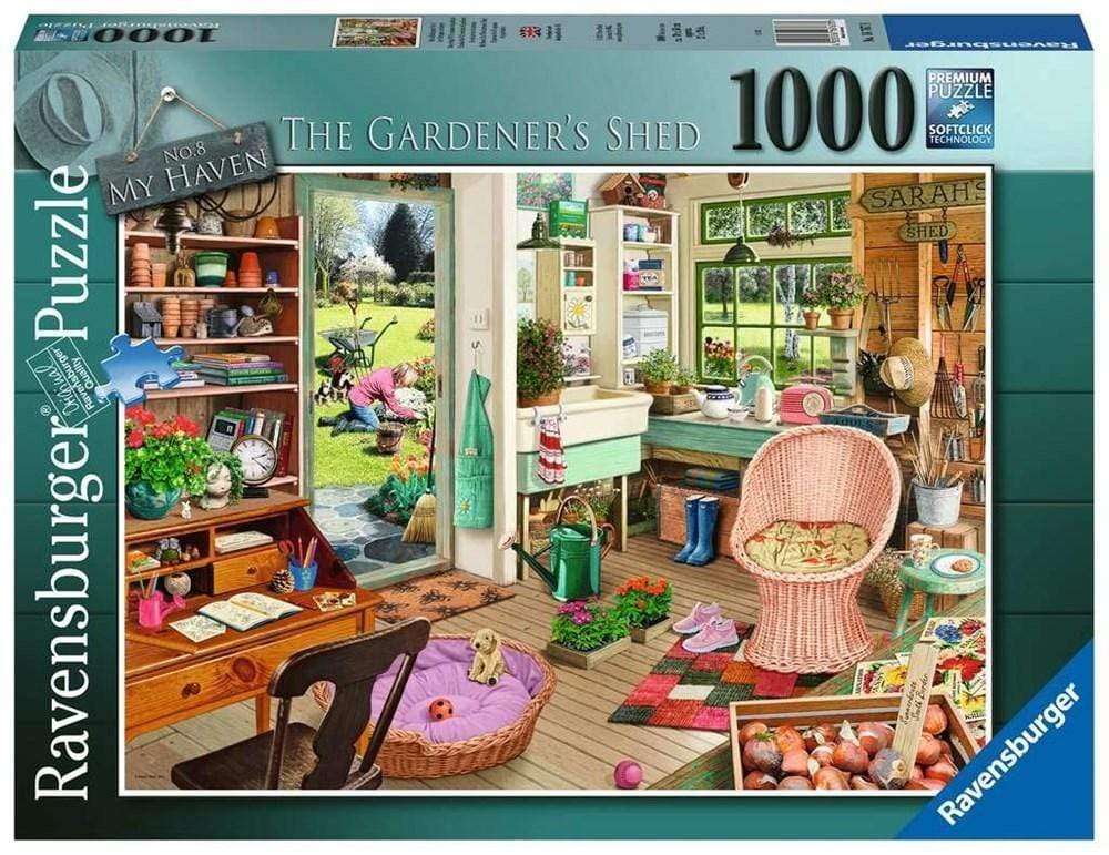 Rompecabezas Ravensburger The Garden Shed 1000 Piezas - Venta Internacional.