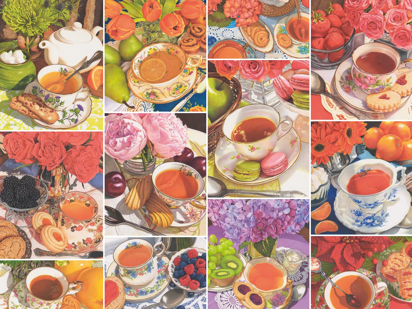Foto 2 pulgar | Rompecabezas Ravensburger Teatime 750 Piezas Para Todas Las Edades - Venta Internacional.