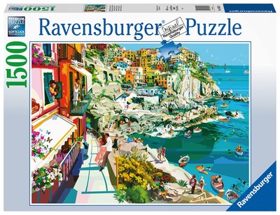 Foto 1 | Rompecabezas Ravensburger Romance En Cinque Terre, 1500 Piezas - Venta Internacional.