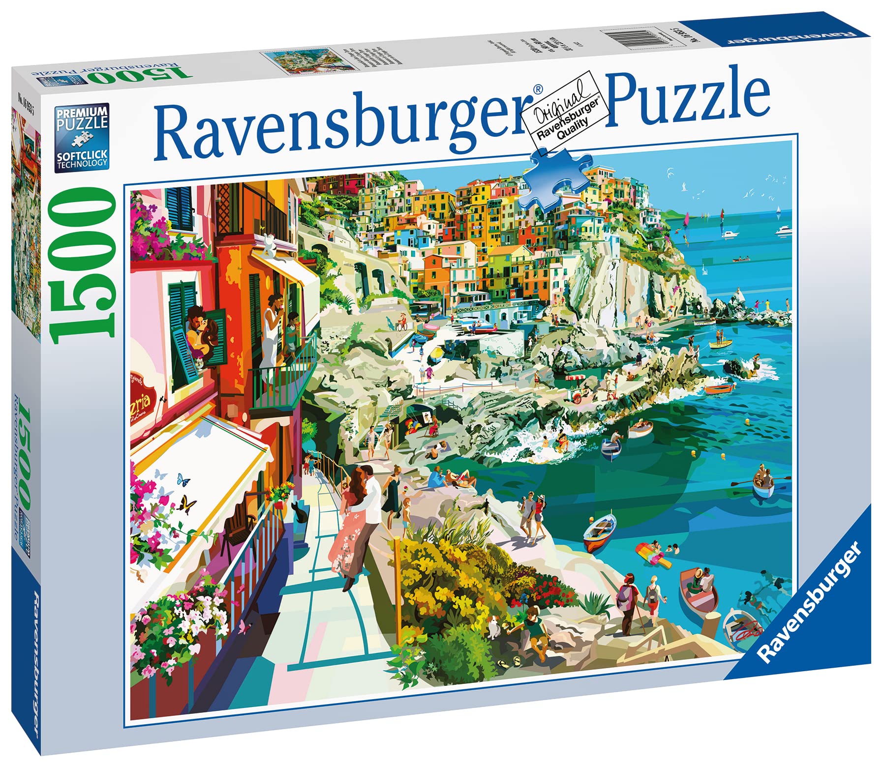 Foto 3 pulgar | Rompecabezas Ravensburger Romance En Cinque Terre, 1500 Piezas - Venta Internacional.