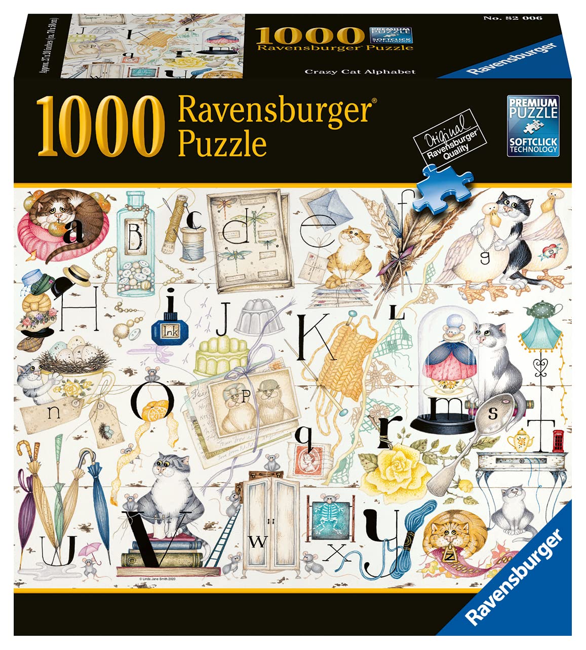 Foto 3 pulgar | Rompecabezas Ravensburger Catfish 1000 Piezas Para Adultos - Venta Internacional.
