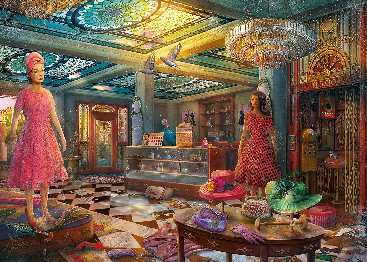 Rompecabezas Ravensburger Abandoned Deserted Department 1000 Piezas - Venta Internacional.