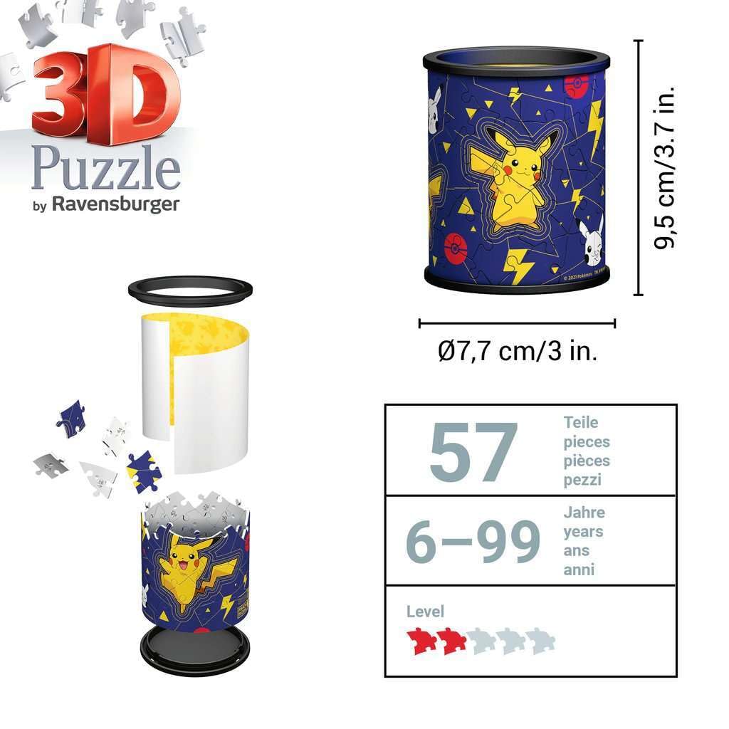 Foto 6 pulgar | Rompecabezas 3d Ravensburger Pokémon, Bote De 54 Piezas - Venta Internacional.