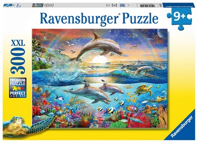 Foto 2 | Puzzle Ravensburger Dolphin Paradise De 300 Piezas Para Niños - Venta Internacional.