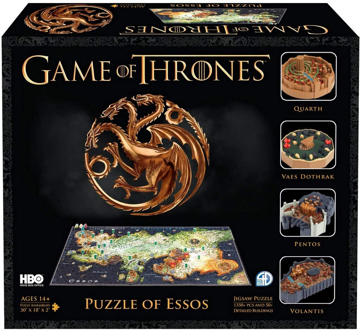 Foto 2 pulgar | Puzzle 4d Cityscape Game Of Thrones Essos 1400 Piezas - Venta Internacional.