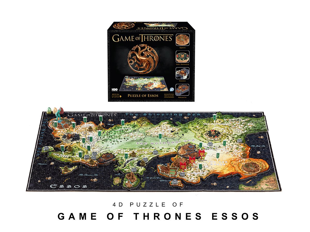 Foto 3 pulgar | Puzzle 4d Cityscape Game Of Thrones Essos 1400 Piezas - Venta Internacional.