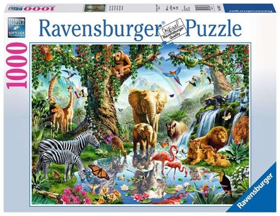 Foto 1 | Rompecabezas Ravensburger Adventures In The Jungle 1000 Piezas - Venta Internacional.