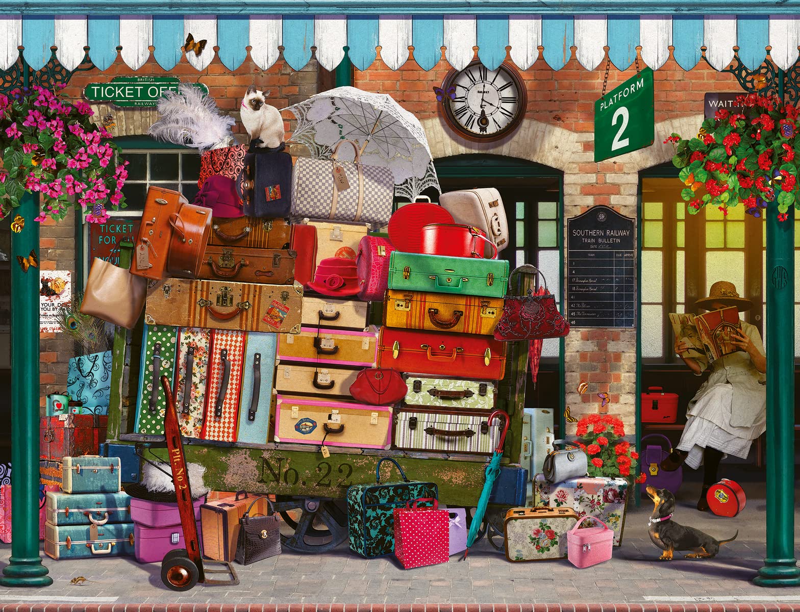 Rompecabezas Ravensburger Traveling Light 2000 Piezas - Venta Internacional.