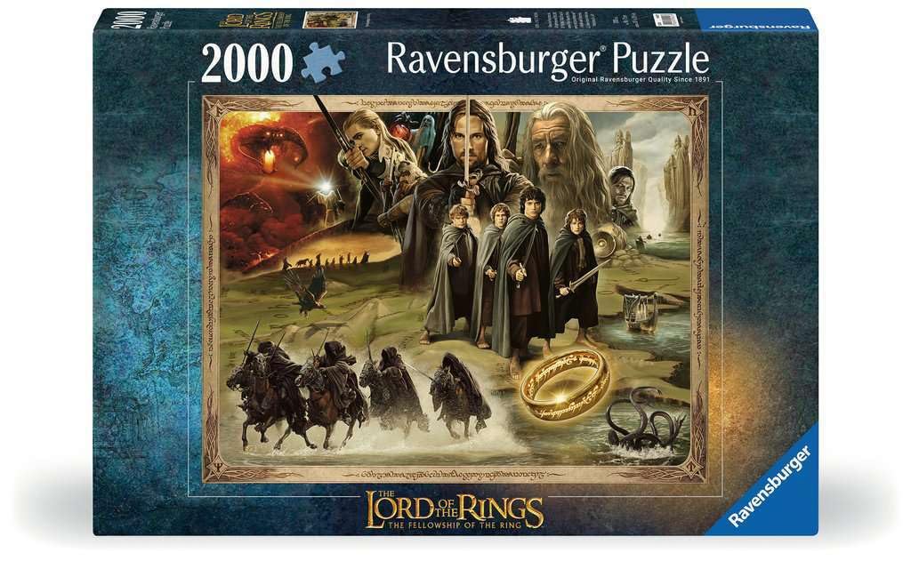 Rompecabezas Ravensburger El Señor De Los Anillos, 2000 Piezas - Venta Internacional.