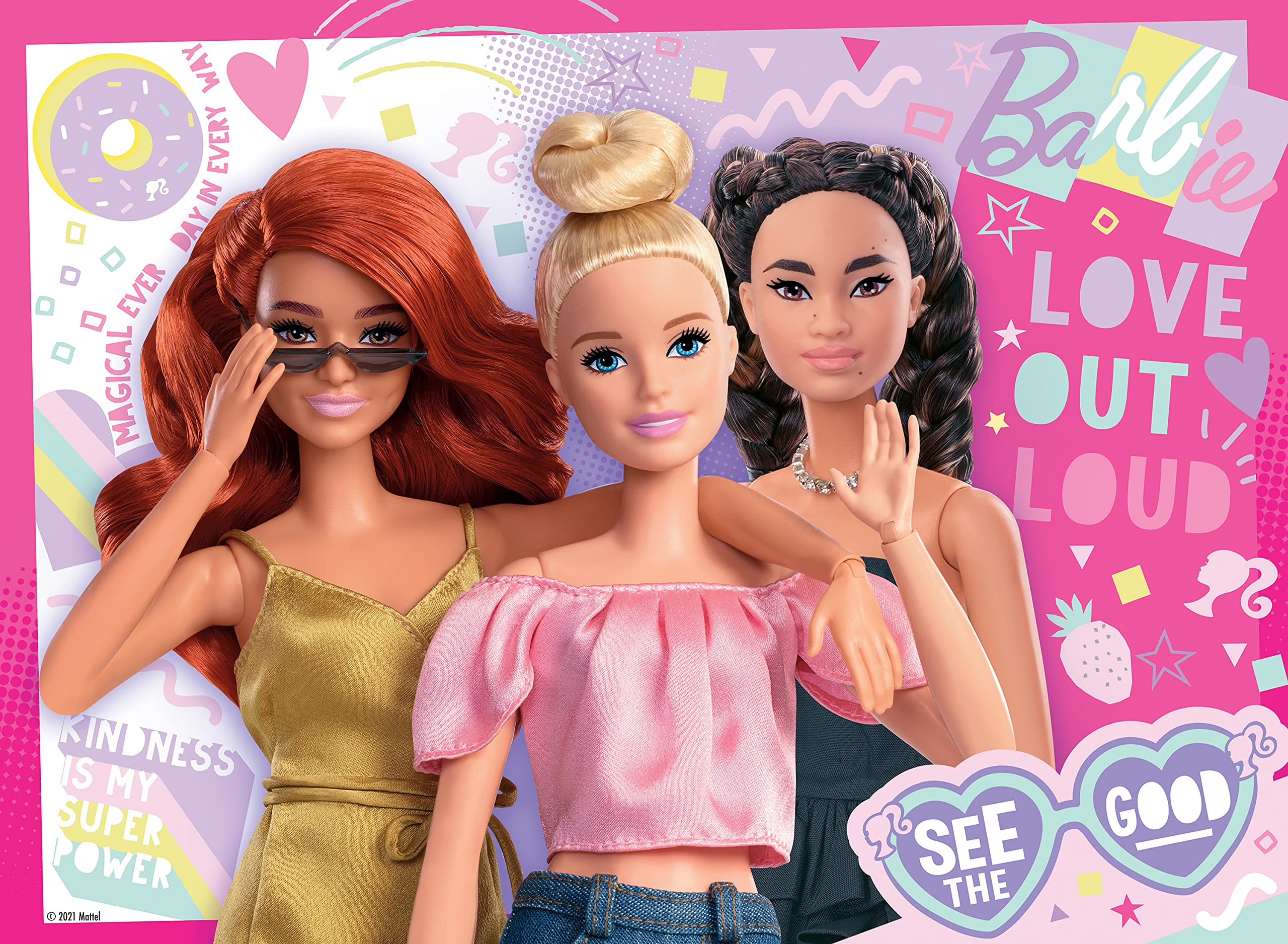 Foto 3 pulgar | Rompecabezas Ravensburger Barbie 100 Piezas Para Niños Mayores De 6 Años - Venta Internacional.