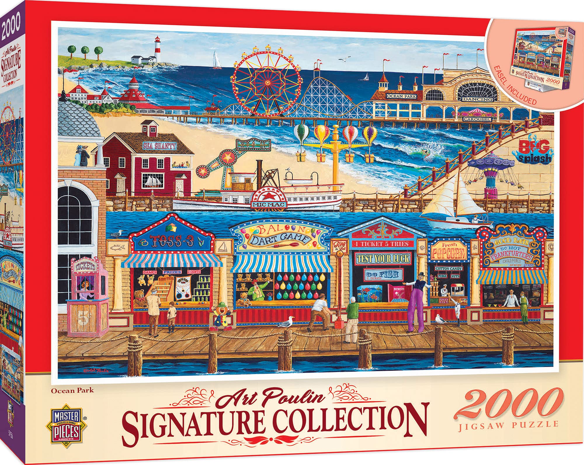 Rompecabezas Masterpieces Ocean Park 2000 Piezas - Venta Internacional.