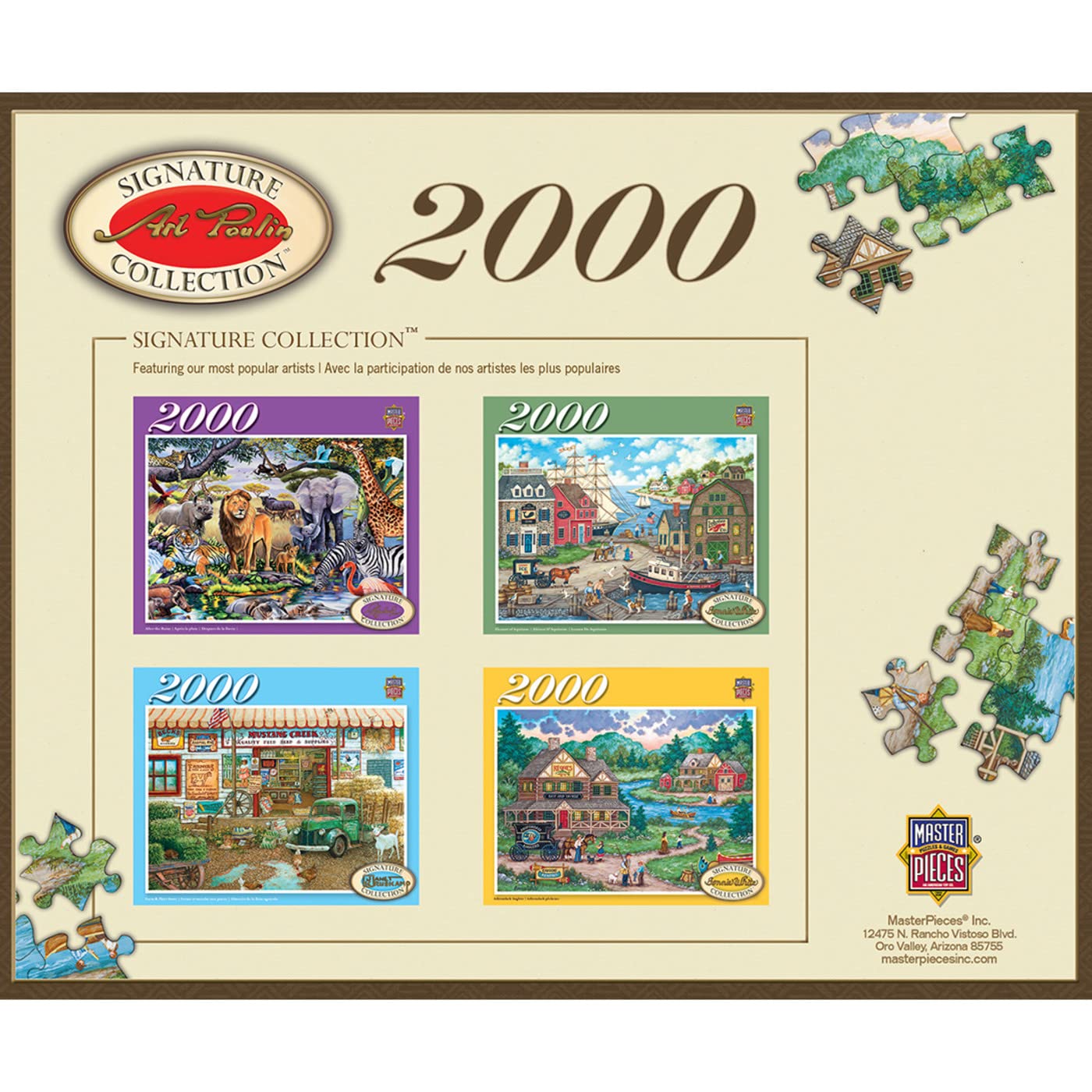 Foto 3 | Rompecabezas Masterpieces Ocean Park 2000 Piezas - Venta Internacional.