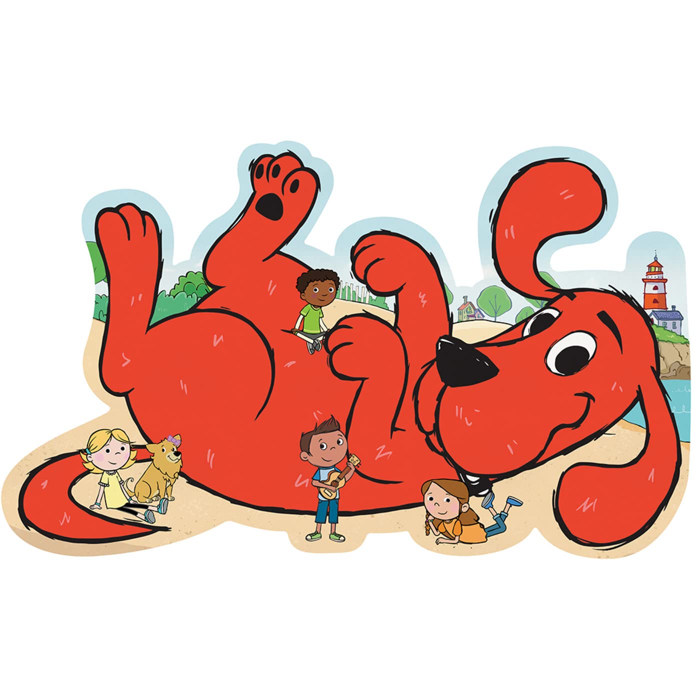 Foto 3 pulgar | Puzle De Suelo Masterpieces Clifford The Big Red Dog, 36 Piezas - Venta Internacional.