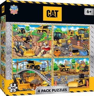 Foto 1 | Juego De Rompecabezas Masterpieces Cat Construction, 100 Piezas - Venta Internacional.
