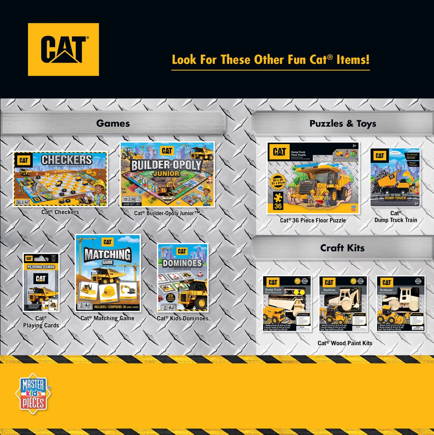 Foto 4 pulgar | Juego De Rompecabezas Masterpieces Cat Construction, 100 Piezas - Venta Internacional.