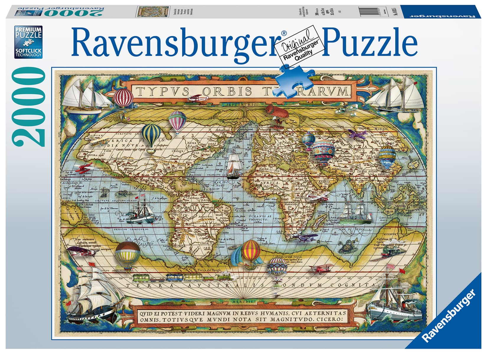 Foto 2 | Rompecabezas Ravensburger Around The World 2000 Piezas - Venta Internacional.