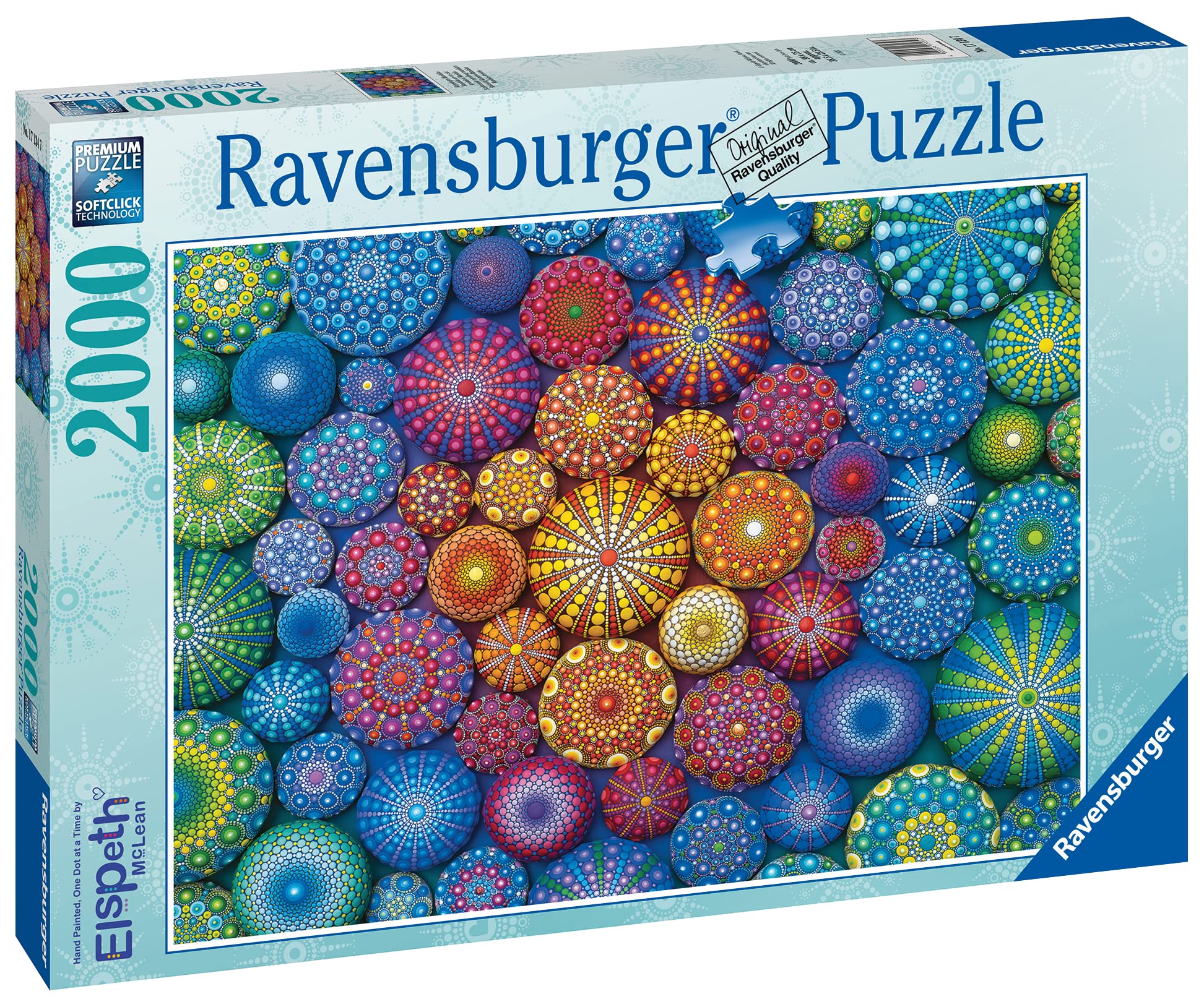 Foto 3 pulgar | Puzzle Ravensburger Radiating Rainbow Mandalas De 2000 Piezas - Venta Internacional.