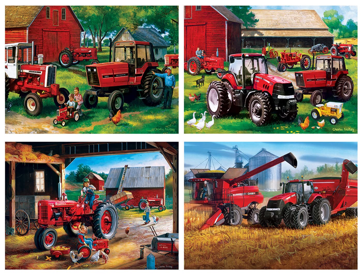 Foto 3 pulgar | Rompecabezas Masterpieces Farmall, Paquete De 4, 2000 Piezas - Venta Internacional.