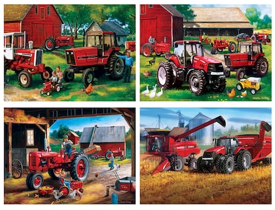 Foto 2 | Rompecabezas Masterpieces Farmall, Paquete De 4, 2000 Piezas - Venta Internacional.