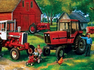 Foto 3 | Rompecabezas Masterpieces Farmall, Paquete De 4, 2000 Piezas - Venta Internacional.