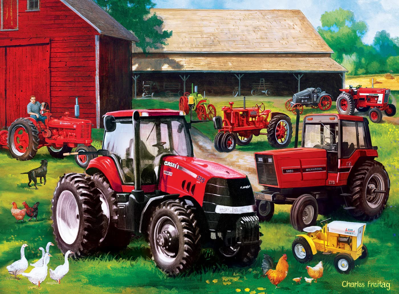 Foto 5 pulgar | Rompecabezas Masterpieces Farmall, Paquete De 4, 2000 Piezas - Venta Internacional.