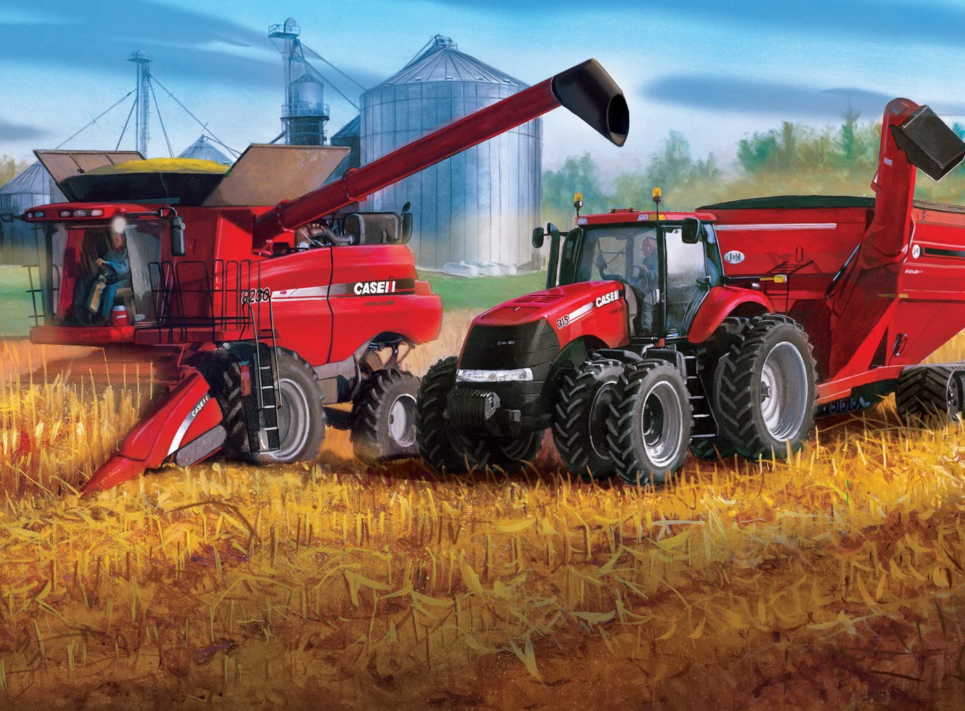 Foto 6 | Rompecabezas Masterpieces Farmall, Paquete De 4, 2000 Piezas - Venta Internacional.