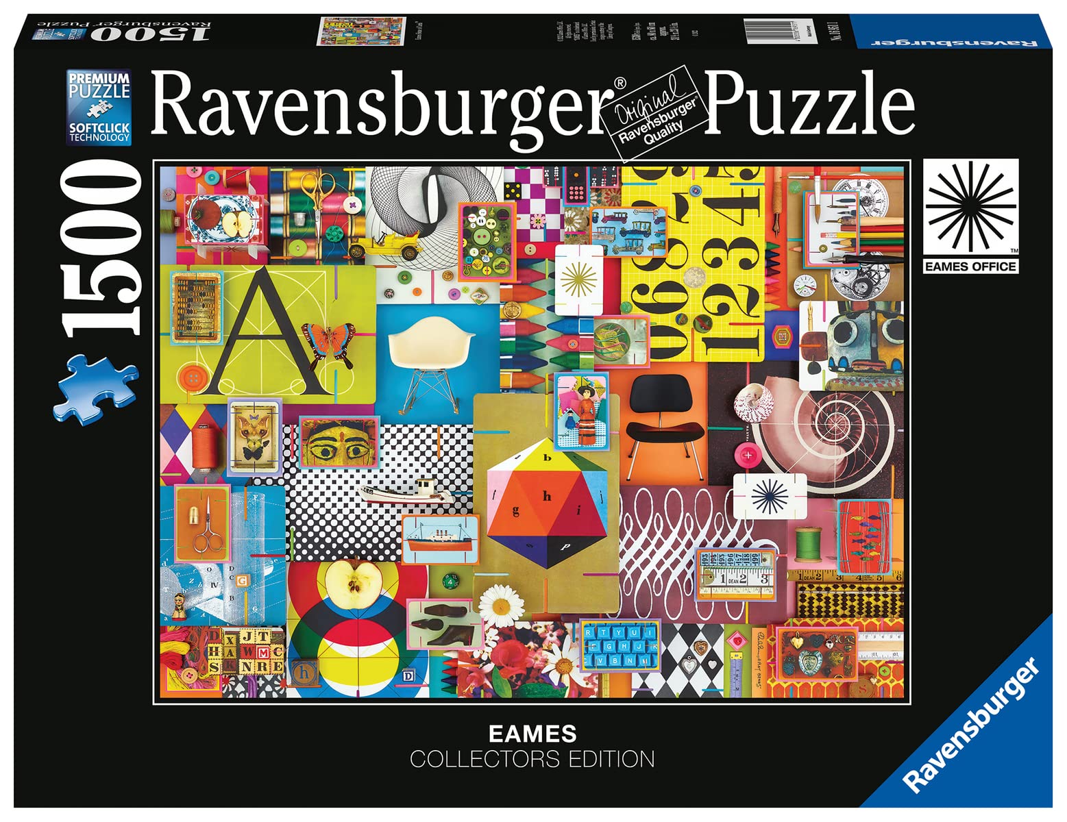 Foto 3 pulgar | Rompecabezas Ravensburger Eames House Of Cards 1500 Piezas - Venta Internacional.