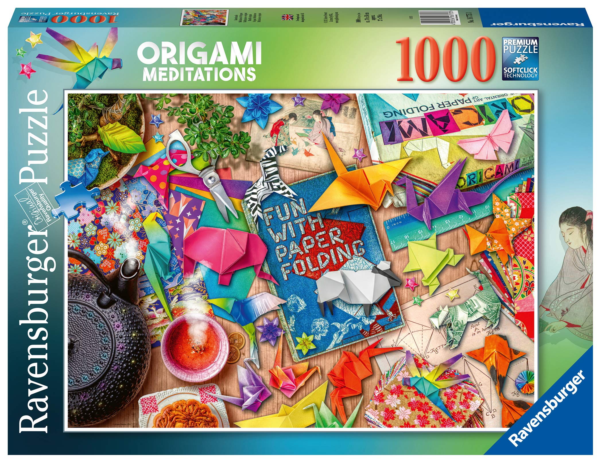 Rompecabezas Ravensburger Aimee Stewart Origami Meditations - Venta Internacional.