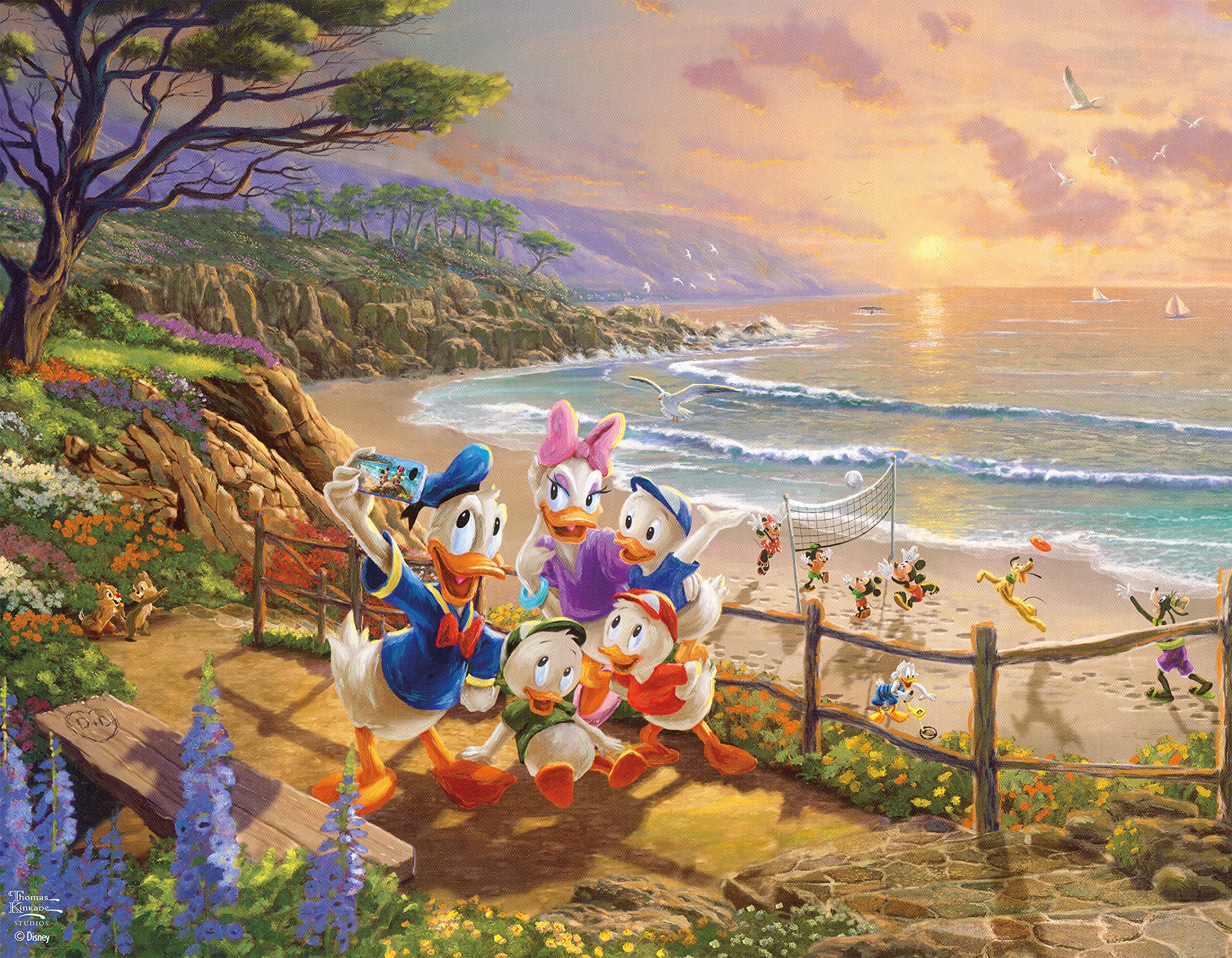 Foto 3 pulgar | Rompecabezas Ceaco 4 En 1 Thomas Kinkade Disney Dreams - Venta Internacional.