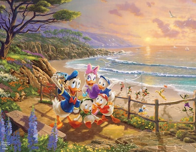 Foto 2 | Rompecabezas Ceaco 4 En 1 Thomas Kinkade Disney Dreams - Venta Internacional.