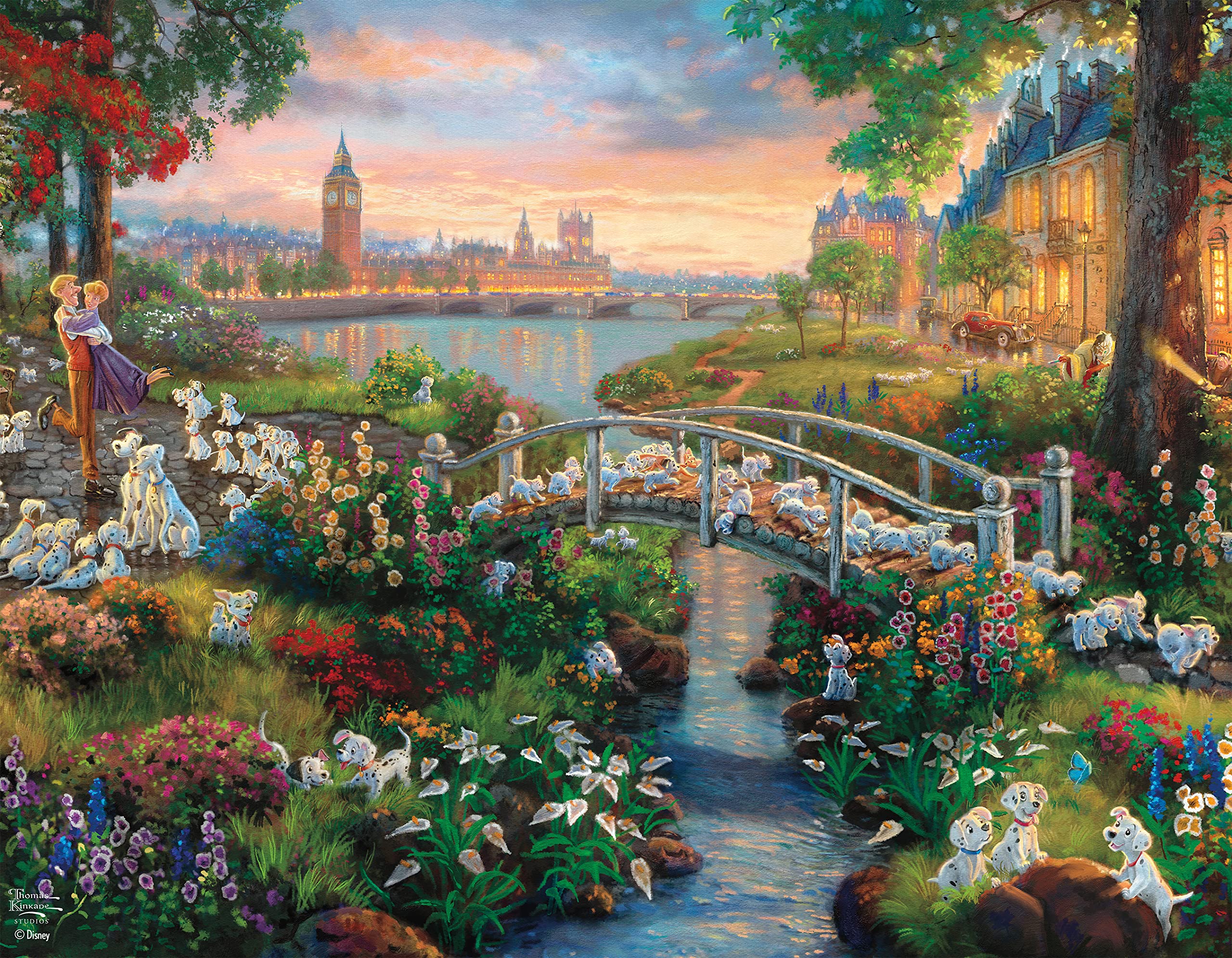 Foto 4 pulgar | Rompecabezas Ceaco 4 En 1 Thomas Kinkade Disney Dreams - Venta Internacional.