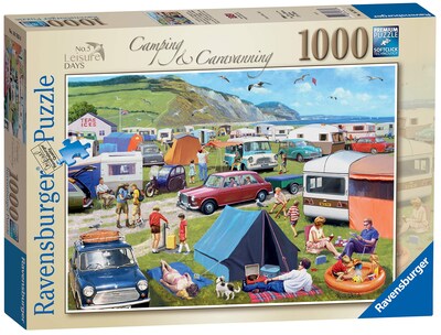 Foto 5 | Rompecabezas Ravensburger Leisure Days, Número 5, Para Acampar, 1000 Unidades - Venta Internacional.