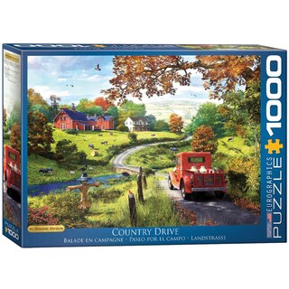 Foto 1 | Puzzle Eurographics The Country Drive De Dominic Davison, 1000 Unidades - Venta Internacional.