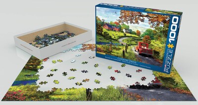Foto 3 | Puzzle Eurographics The Country Drive De Dominic Davison, 1000 Unidades - Venta Internacional.