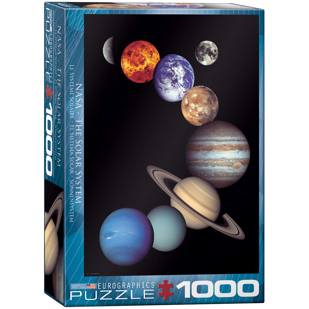 Foto 2 pulgar | Puzzle Eurographics Nasa Solar System 1000 Piezas - Venta Internacional.