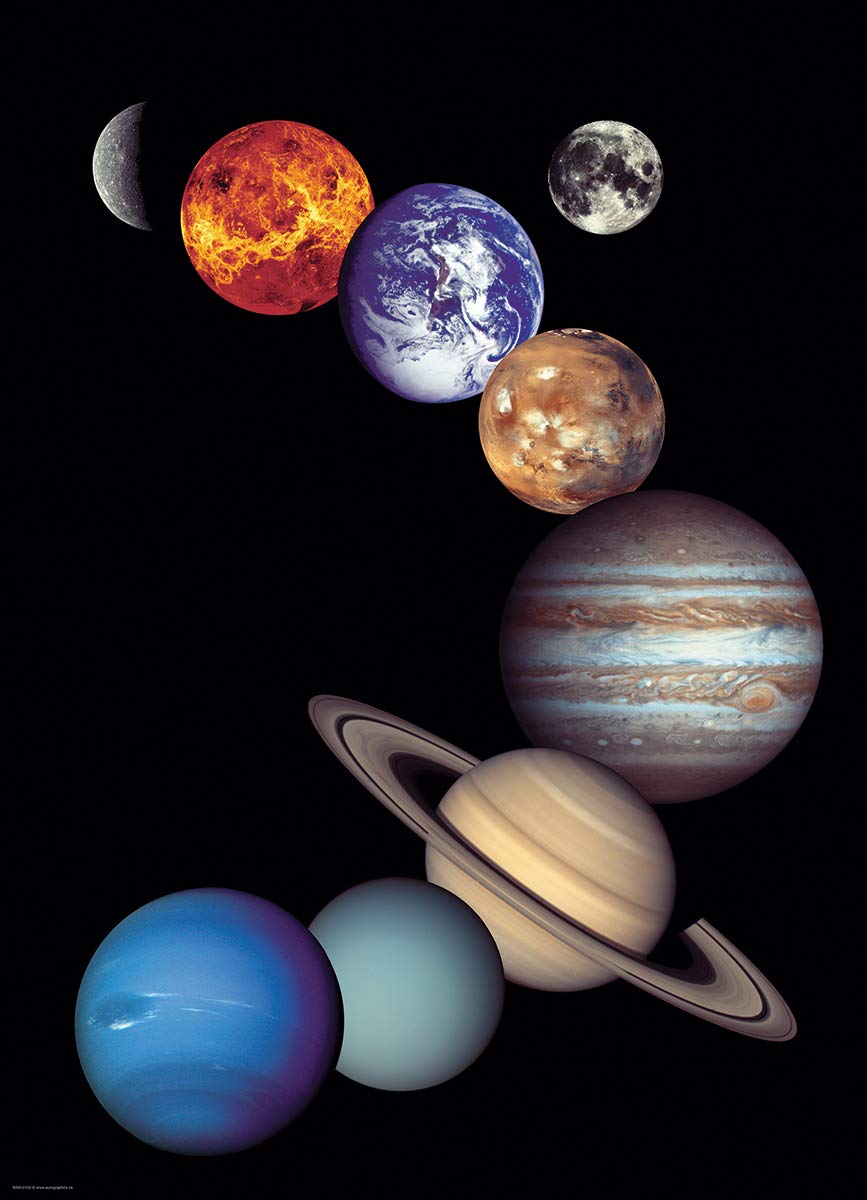 Foto 3 pulgar | Puzzle Eurographics Nasa Solar System 1000 Piezas - Venta Internacional.