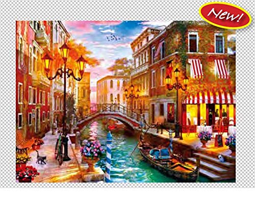 Foto 5 pulgar | Puzzle Colección Clementoni Puesta De Sol Sobre Venecia, 500 Piezas - Venta Internacional.