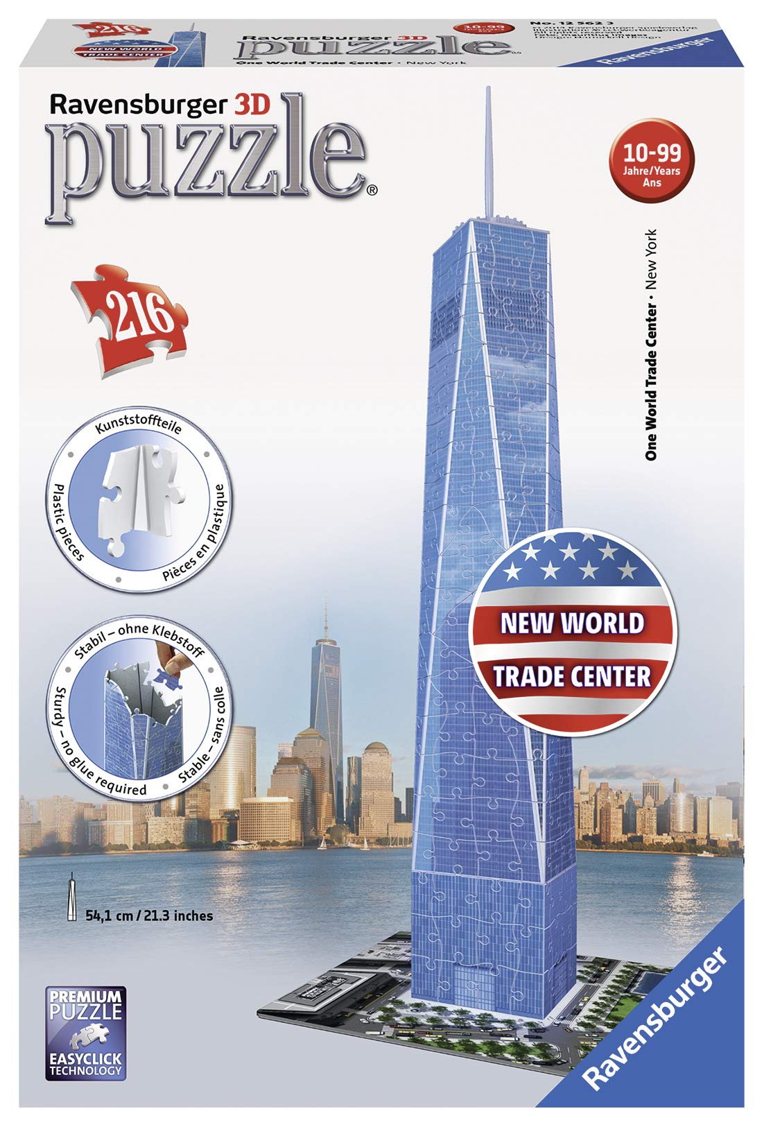 Foto 5 pulgar | Rompecabezas Ravensburger One World Trade Center Ny 216 Piezas - Venta Internacional.