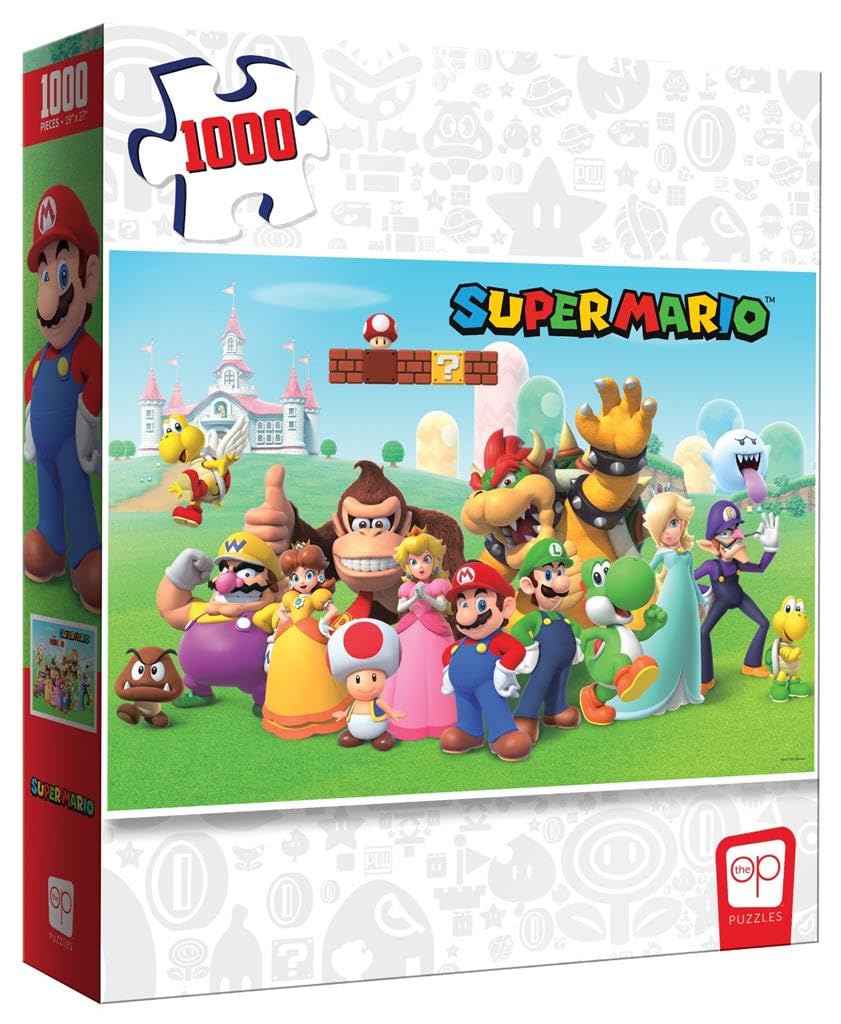 Foto 2 pulgar | Rompecabezas Usaopoly Super Mario «mushroom Kingdom» 1000 Piezas - Venta Internacional.