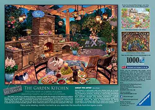 Foto 7 pulgar | Rompecabezas Ravensburger My Haven No.10 La Cocina Del Jardín - Venta Internacional.