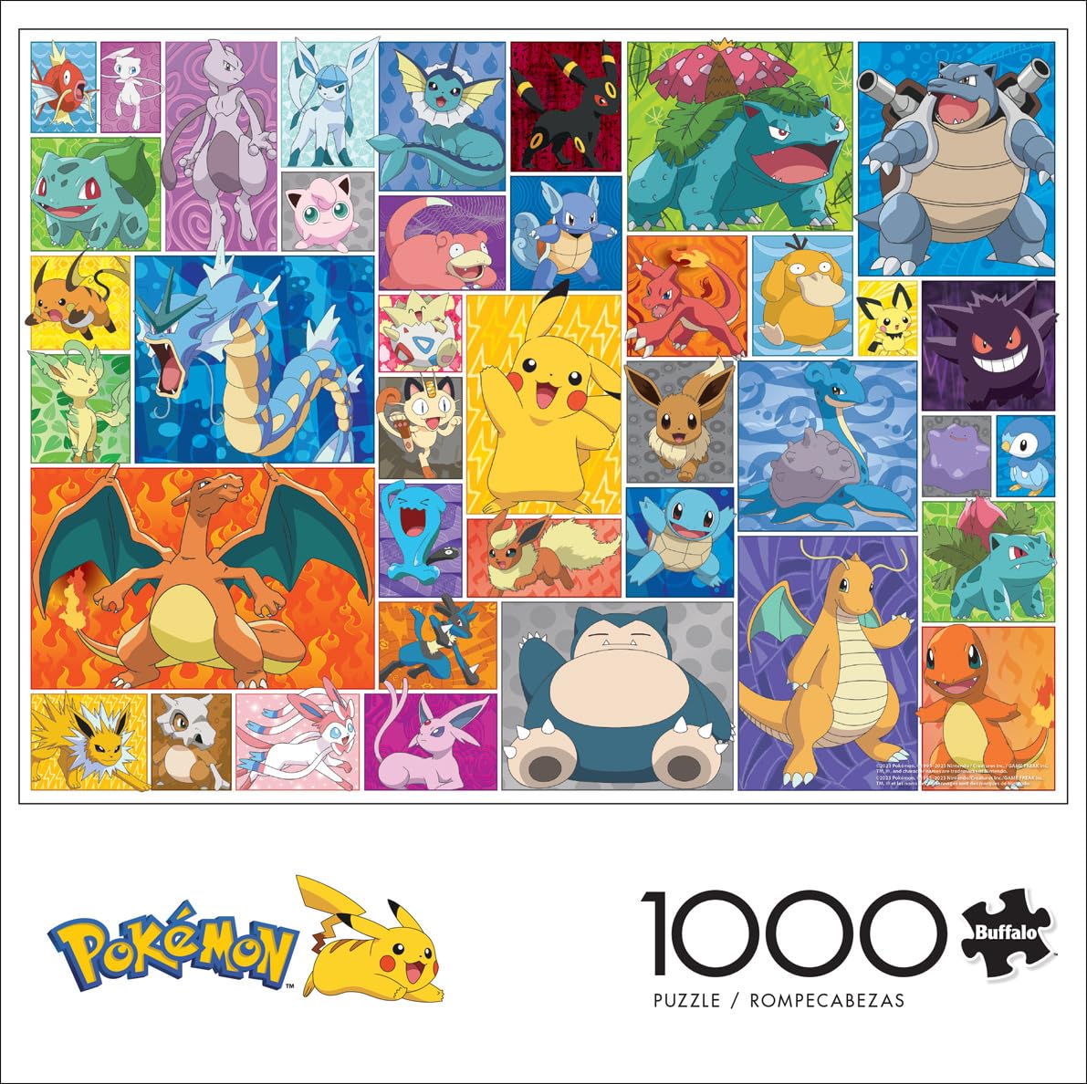 Foto 3 pulgar | Rompecabezas Buffalo Games Pokemon Frames 1000 Piezas - Venta Internacional.