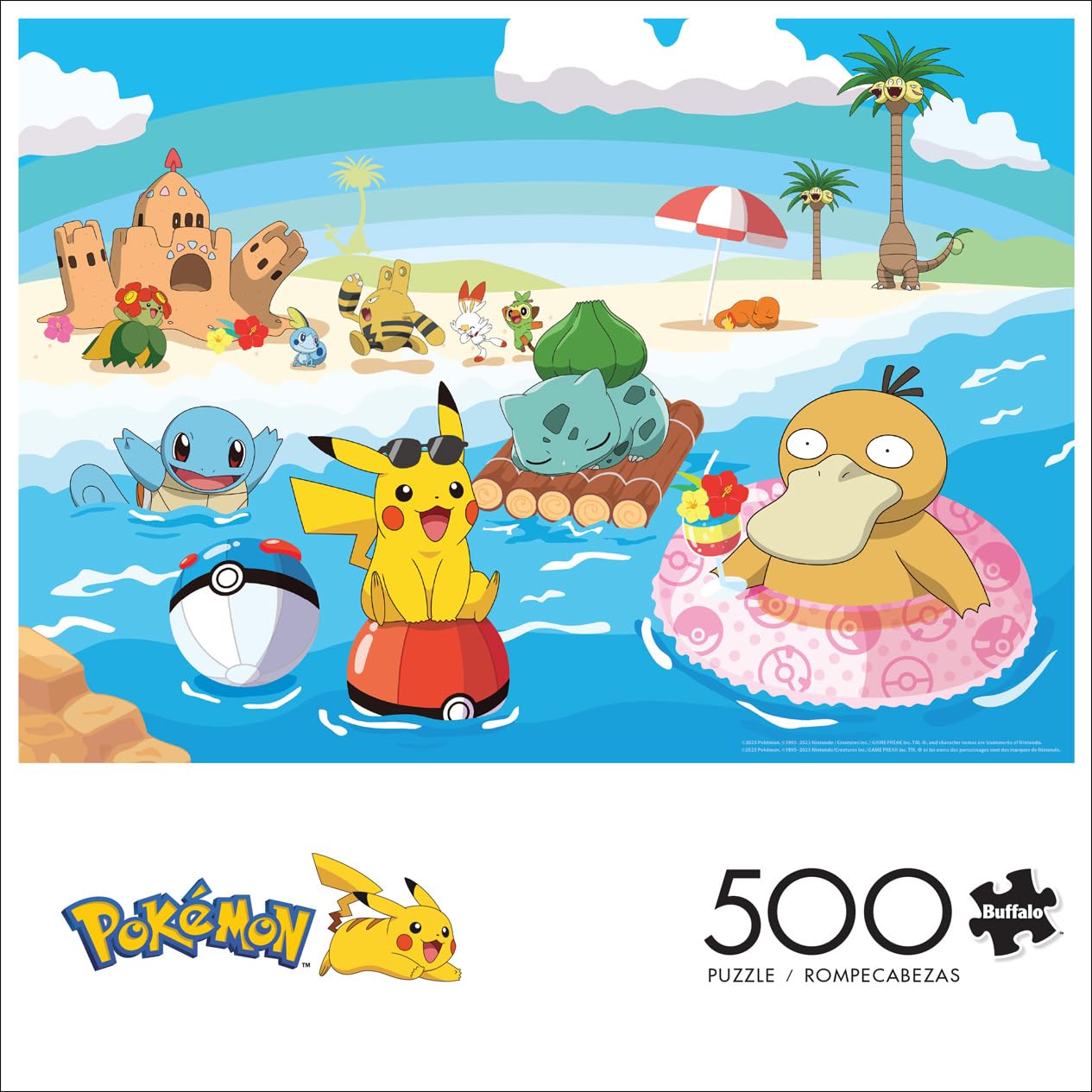 Foto 2 | Rompecabezas Buffalo Games Pokémon Island Time, 500 Unidades - Venta Internacional.