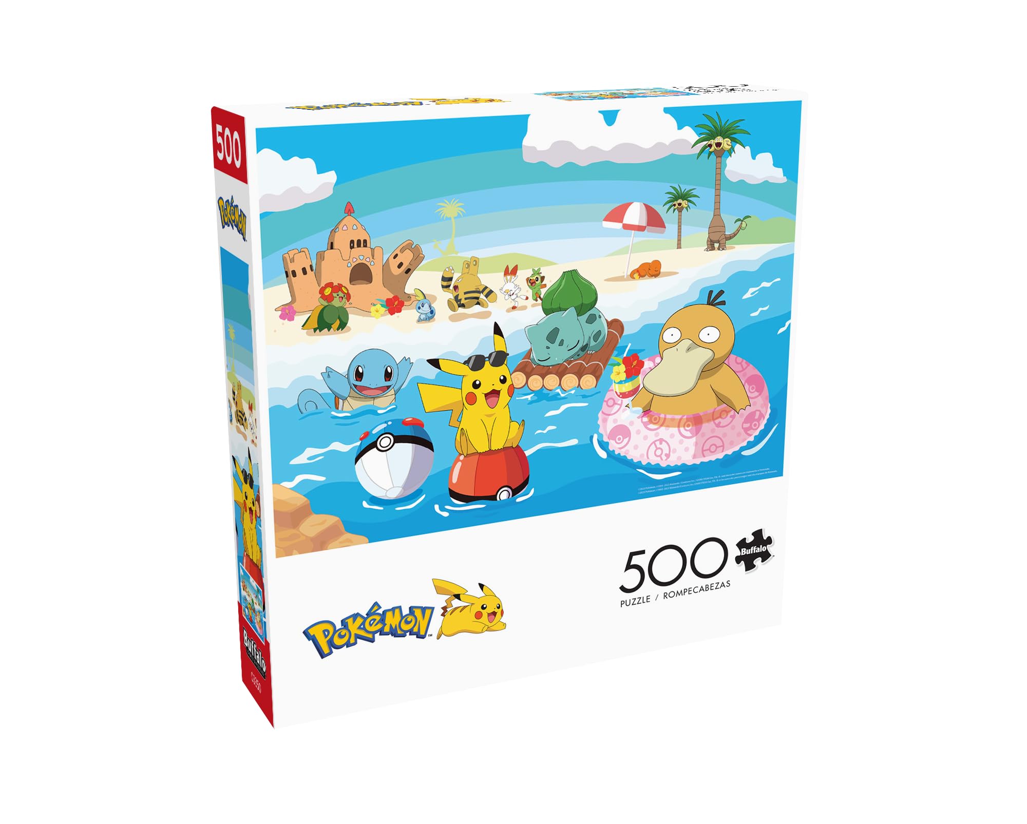 Foto 3 | Rompecabezas Buffalo Games Pokémon Island Time, 500 Unidades - Venta Internacional.