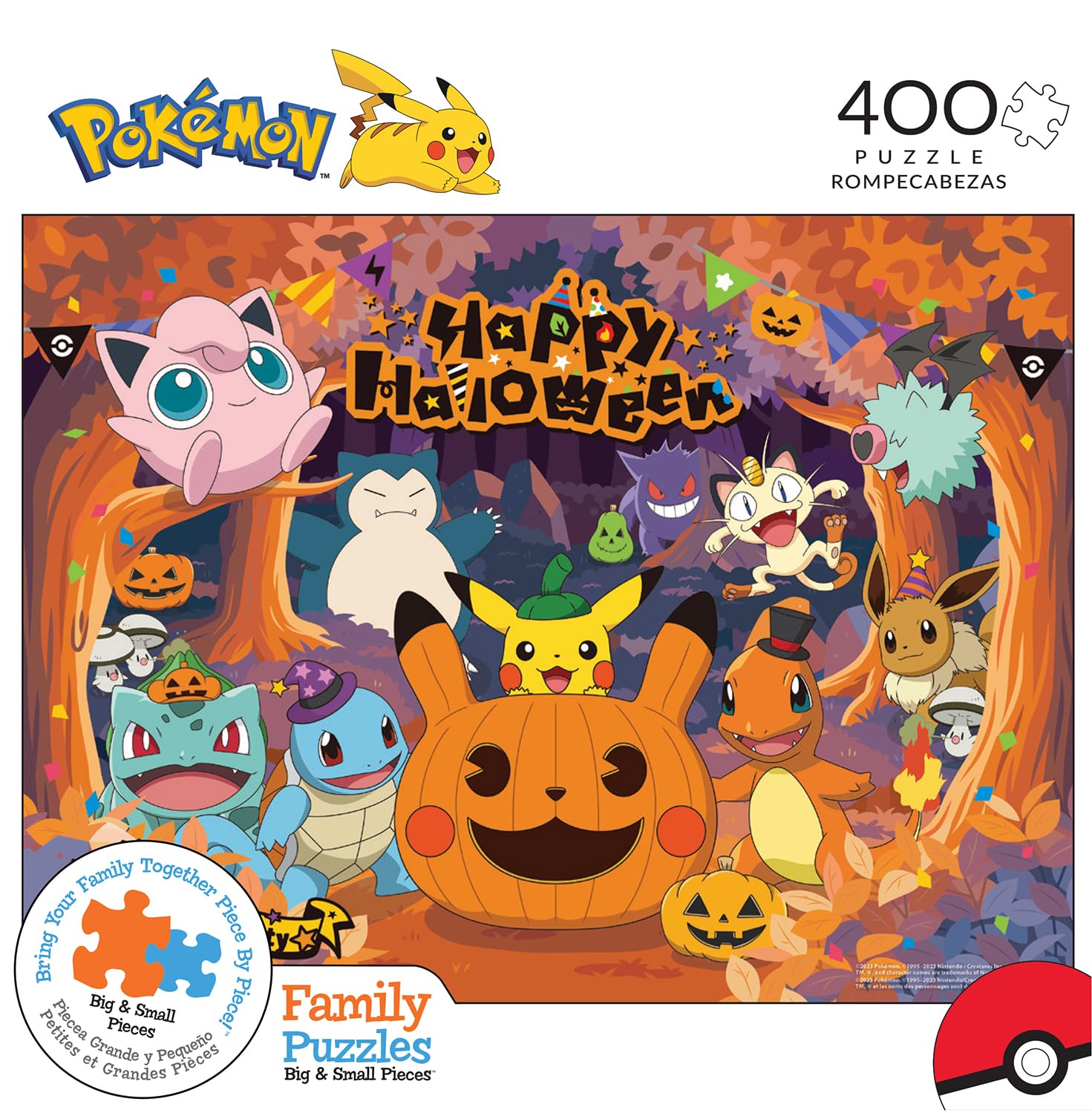Foto 3 pulgar | Rompecabezas Buffalo Games Pokémon Halloween 400 Unidades - Venta Internacional.