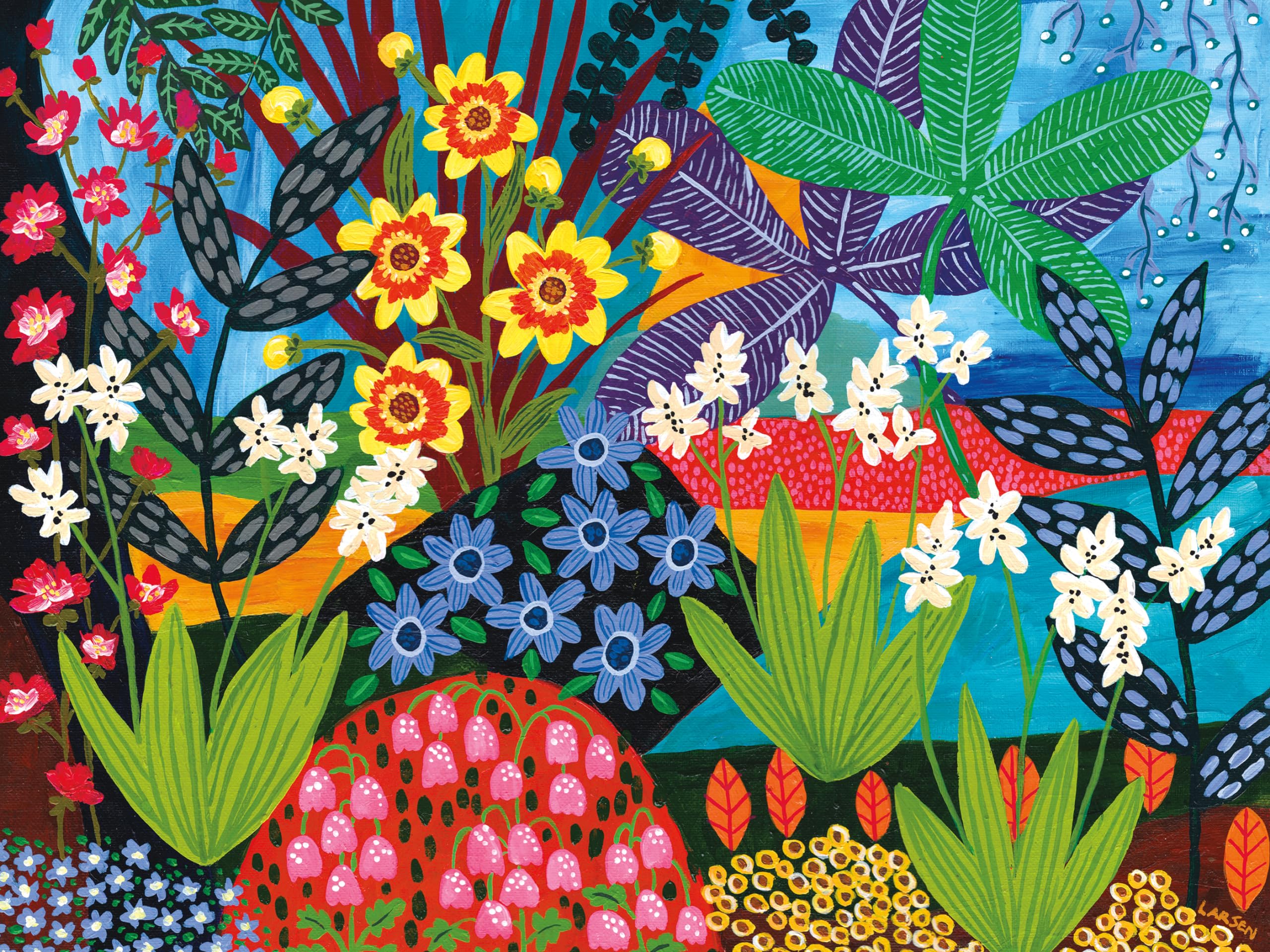 Rompecabezas Ceaco Liselle Larsen Fantasy Gardens 300 Piezas - Venta Internacional.