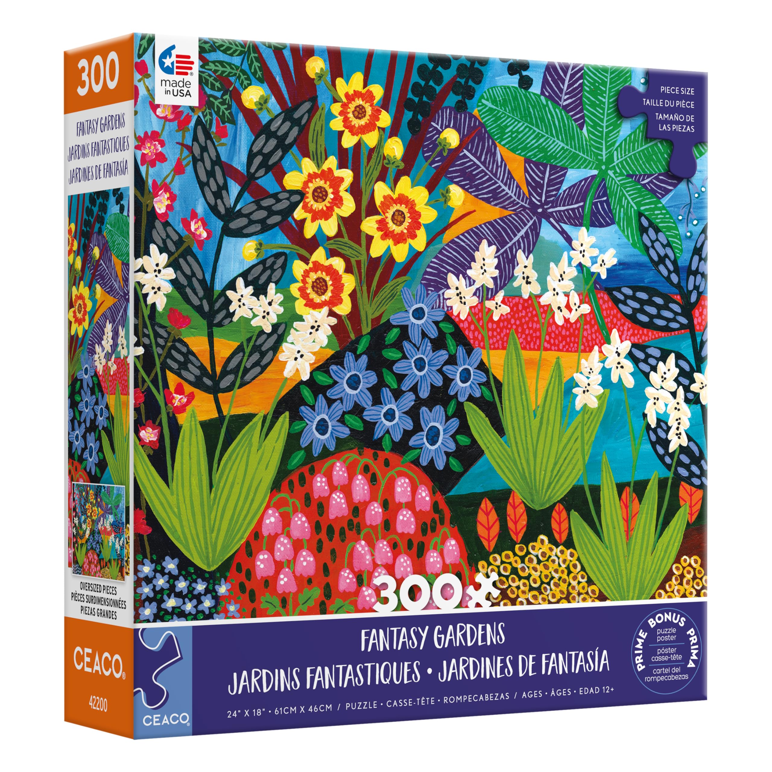Foto 4 pulgar | Rompecabezas Ceaco Liselle Larsen Fantasy Gardens 300 Piezas - Venta Internacional.