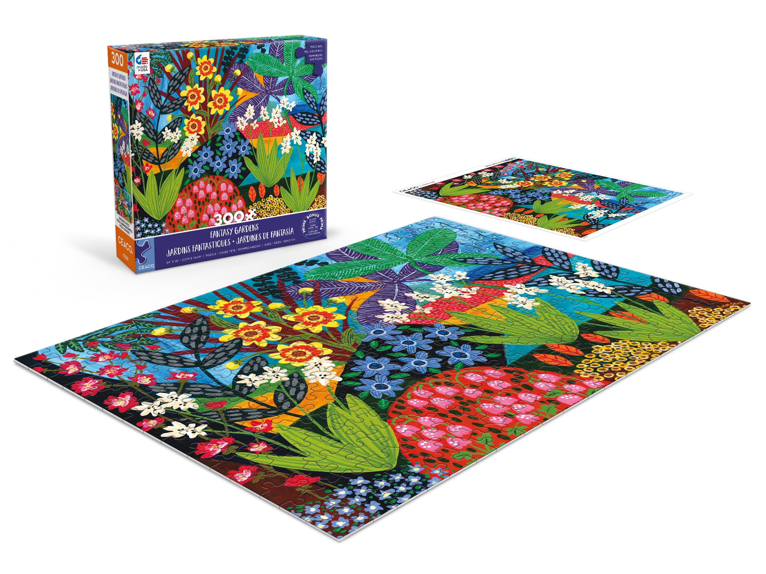 Foto 4 | Rompecabezas Ceaco Liselle Larsen Fantasy Gardens 300 Piezas - Venta Internacional.