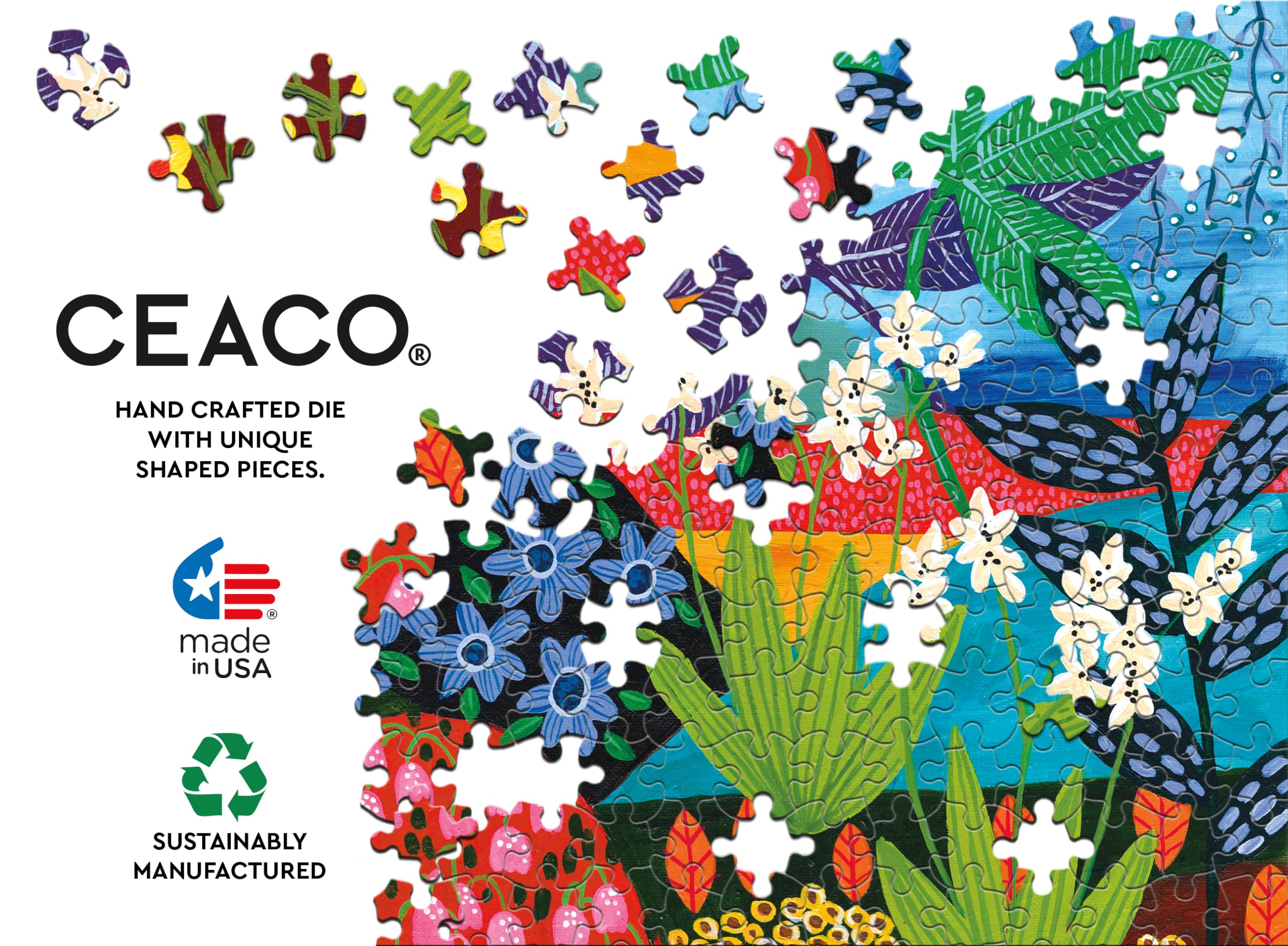 Foto 5 | Rompecabezas Ceaco Liselle Larsen Fantasy Gardens 300 Piezas - Venta Internacional.